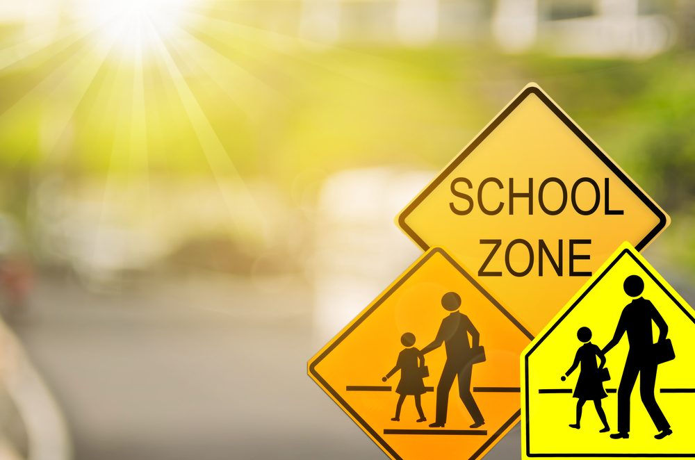 School Zone Safety Sign